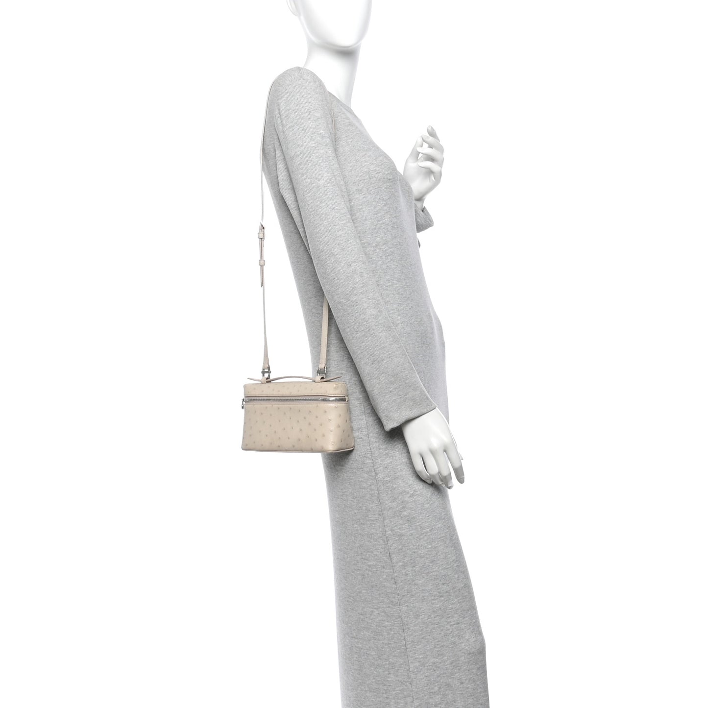 Ostrich L19 Extra Pocket Pouch Light Travertine