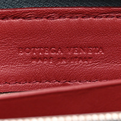 Bottega Veneta Nappa Intrecciato Zip Around Wallet Blue 6 of 21