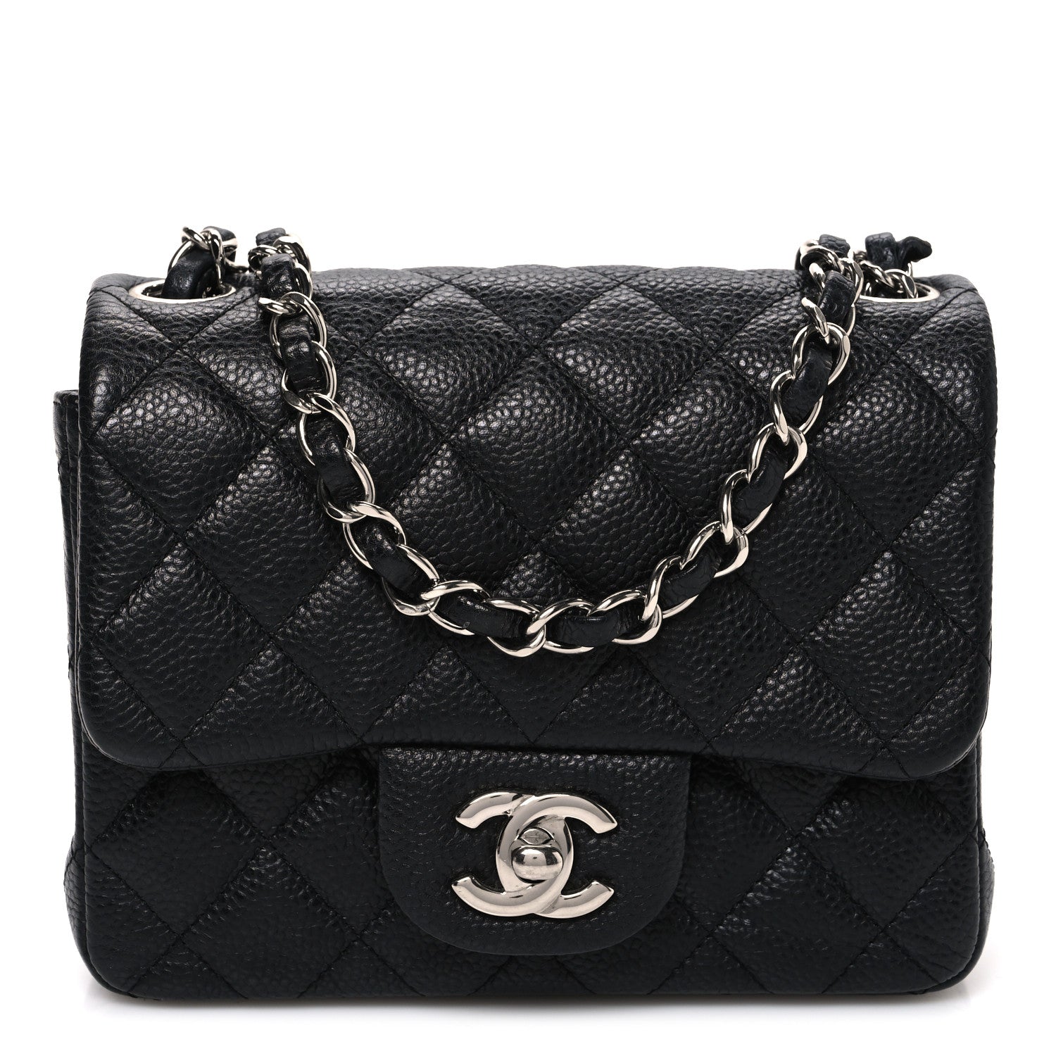 Chanel Caviar Quilted Mini Square Flap Black 1 of 10