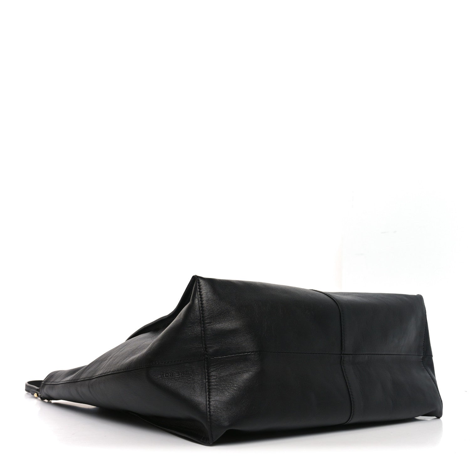 The Row Nappa Aspen Clutch Bag Black 4 of 9