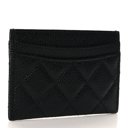 Chanel Caviar Quilted Card Holder Black 3 of 8