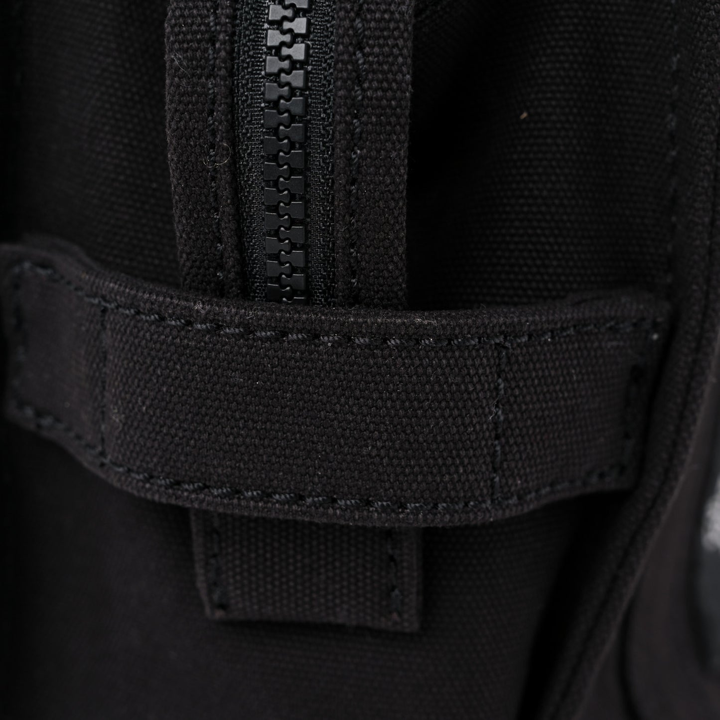 Cotton Canvas Mini The Traveler Tote Bag Black
