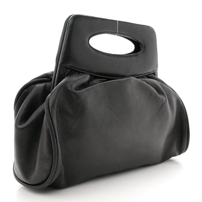 Chanel Lambskin Camellia Handbag Black 3 of 13