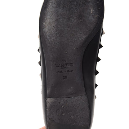 Valentino Garavani Nappa Rockstud Cage Ballerina Flats 39 Black 11 of 13
