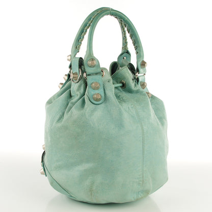 Balenciaga Agneau Giant 21 Silver Hardware Pompon Maldives 3 of 14