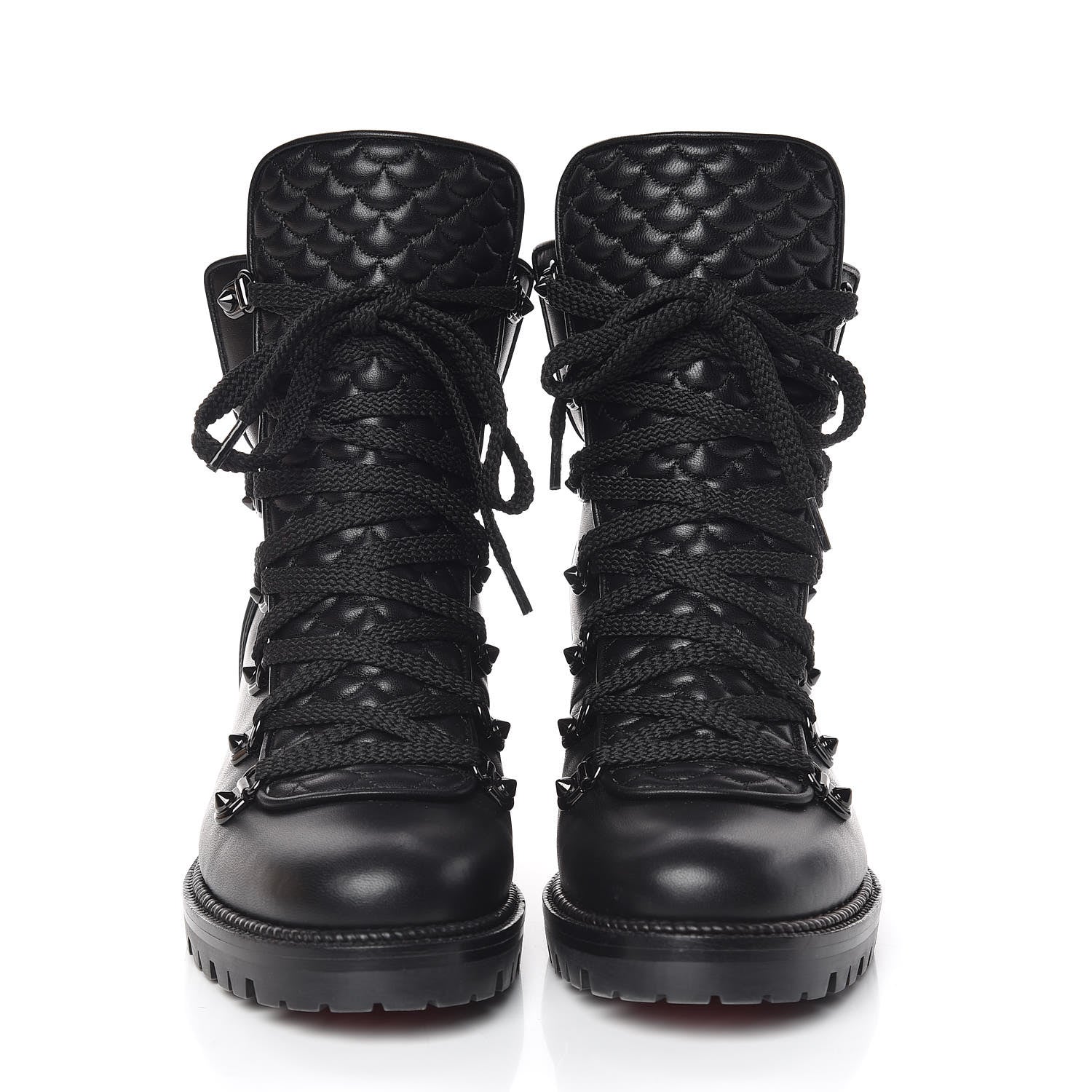 Christian Louboutin Nappa Mad Flat Boots 36 Black 2 of 8