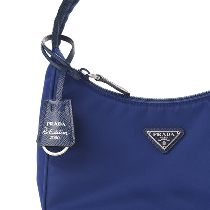Prada Tessuto Nylon Mini Re-Edition 2000 Bag Bluette 10 of 11