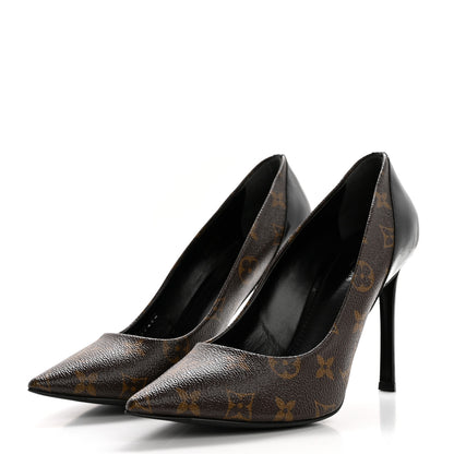 Louis Vuitton Monogram Cherie Pumps 41 Black 3 of 8