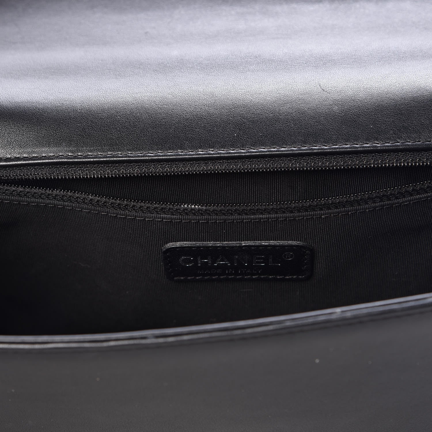 Chanel Lambskin Quilted New Medium Boy Flap Black 12 of 13