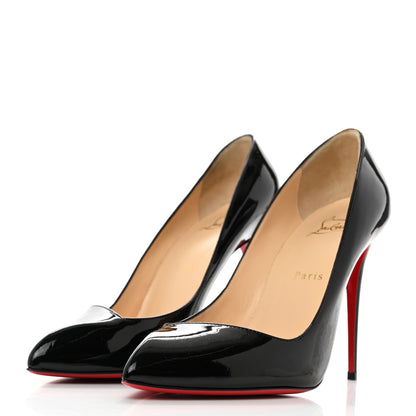 Christian Louboutin Patent Corneille 100 Pumps 39.5 Black 3 of 8