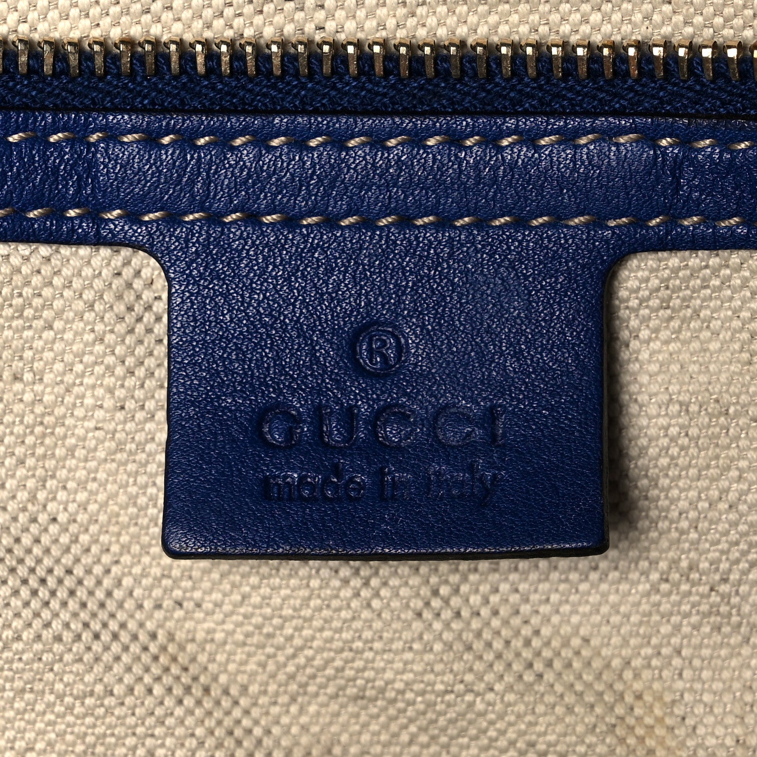 Gucci GG Plus Monogram Medium Boston USA Flag Unicef Duffle Blue 6 of 29