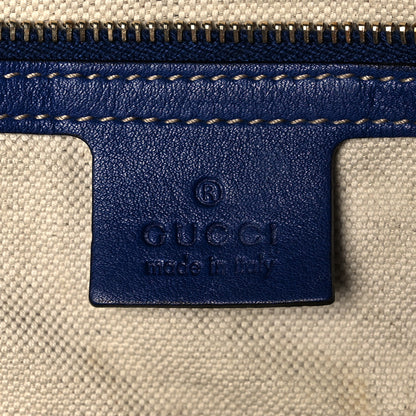 Gucci GG Plus Monogram Medium Boston USA Flag Unicef Duffle Blue 6 of 29