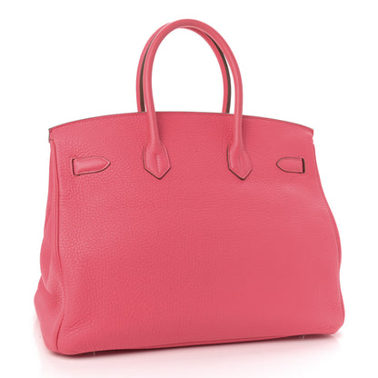 Hermes Togo Birkin 35 Rose Lipstick 2 of 10
