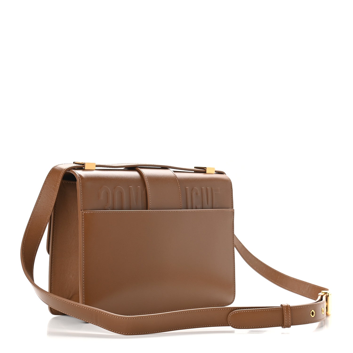 Christian Dior Smooth Calfskin 30 Montaigne Flap Bag Brown 3 of 9