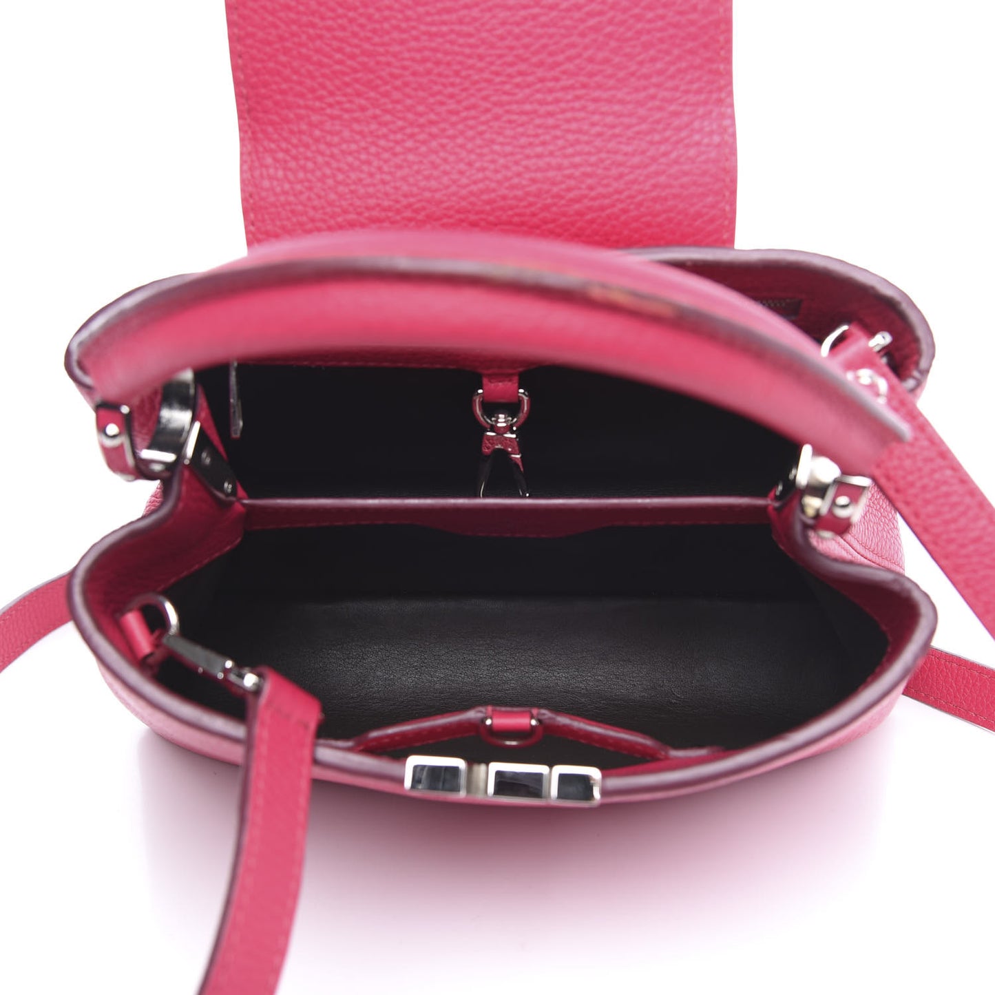 Taurillon Capucines BB Fuchsia