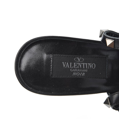 Valentino Garavani Nappa Rockstud Ankle Strap Pumps 39 Black 7 of 9