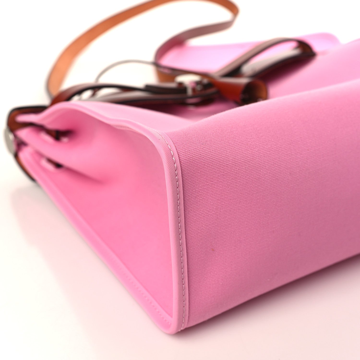 Hermes Toile Officier Vache Hunter Herbag Zip PM 31 5P Pink Cuivre 8 of 10