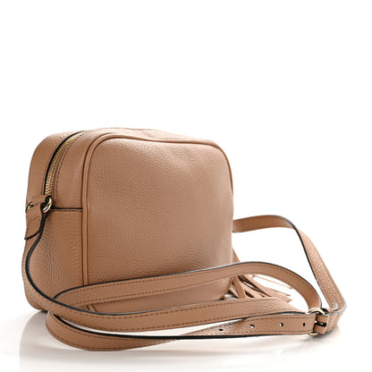 Gucci Pebbled Calfskin Small Soho Disco Bag Camelia 3 of 11