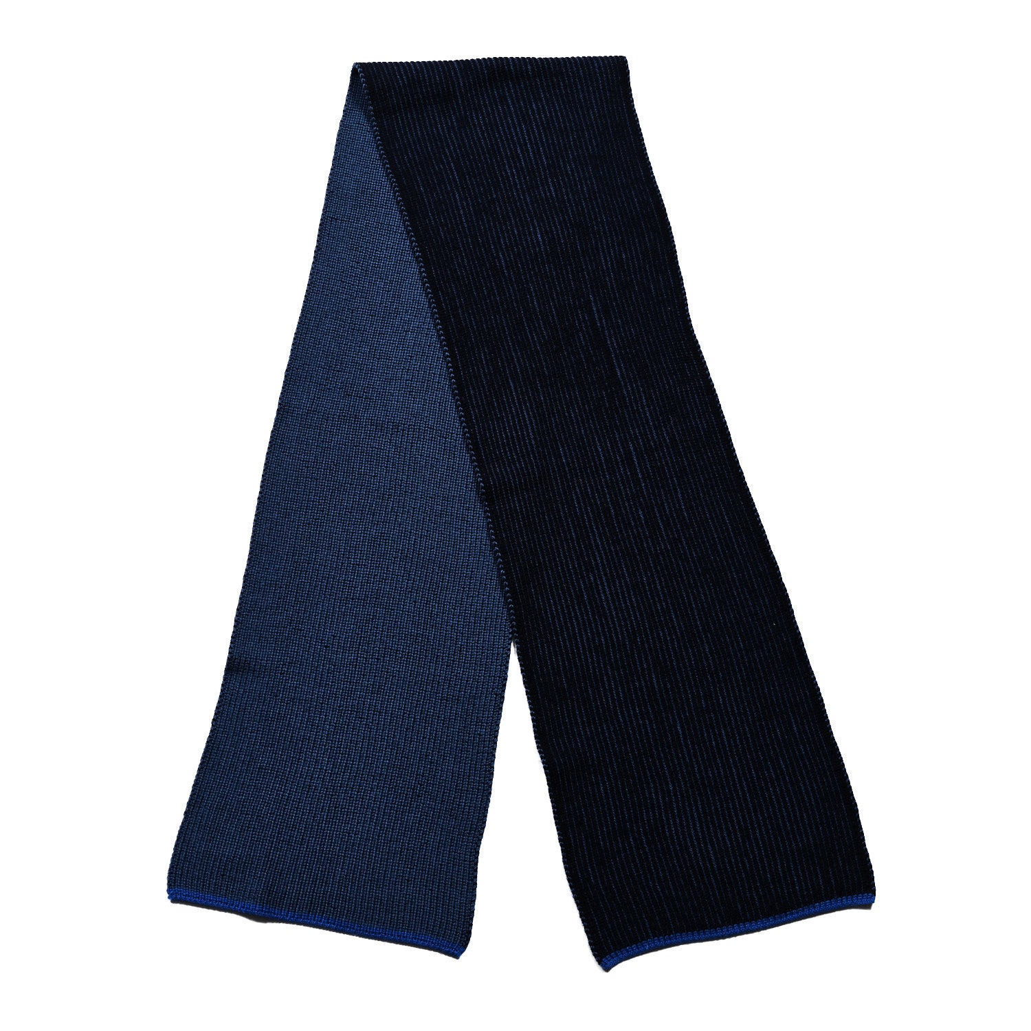 Louis Vuitton Wool Upside Down Scarf Navy Blue 2 of 3