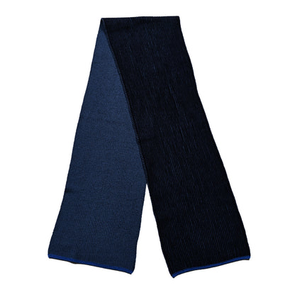 Louis Vuitton Wool Upside Down Scarf Navy Blue 2 of 3