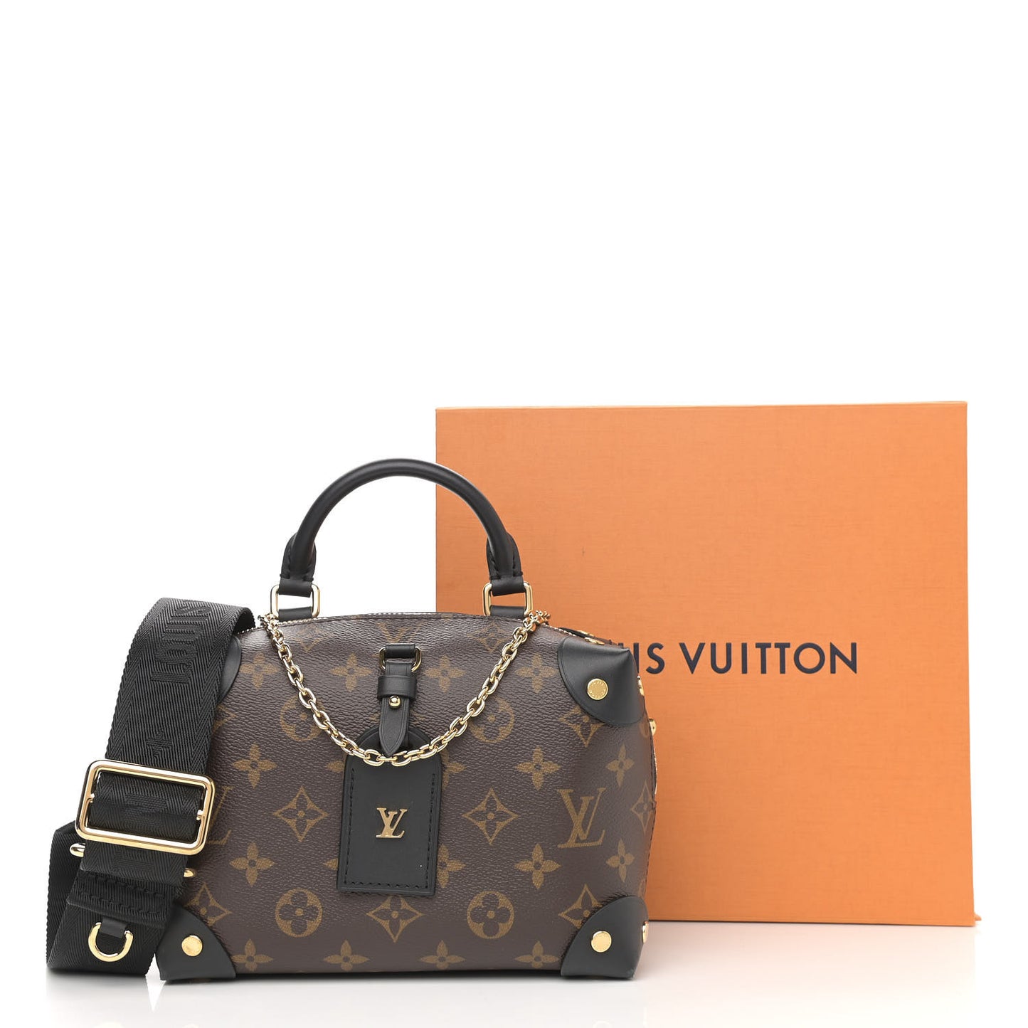 Monogram Petite Malle Souple Black