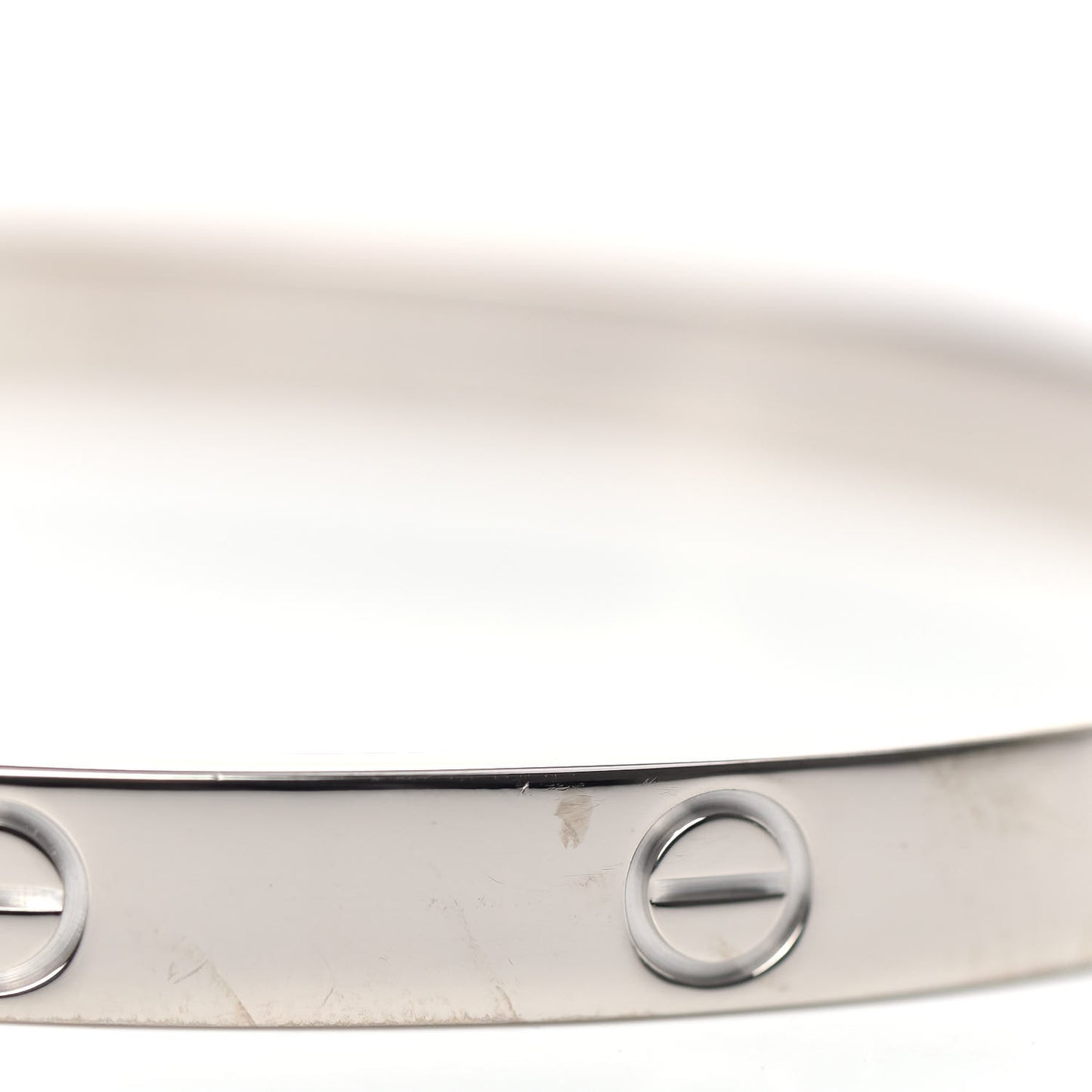 18K White Gold LOVE Bracelet 19