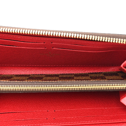 Louis Vuitton Damier Ebene Clemence Wallet Cherry 5 of 8