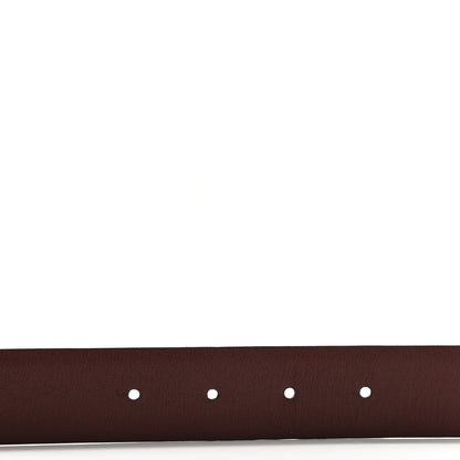 Chanel Calfskin CC Reversible Belt 85 34 Black Burgundy 4 of 8