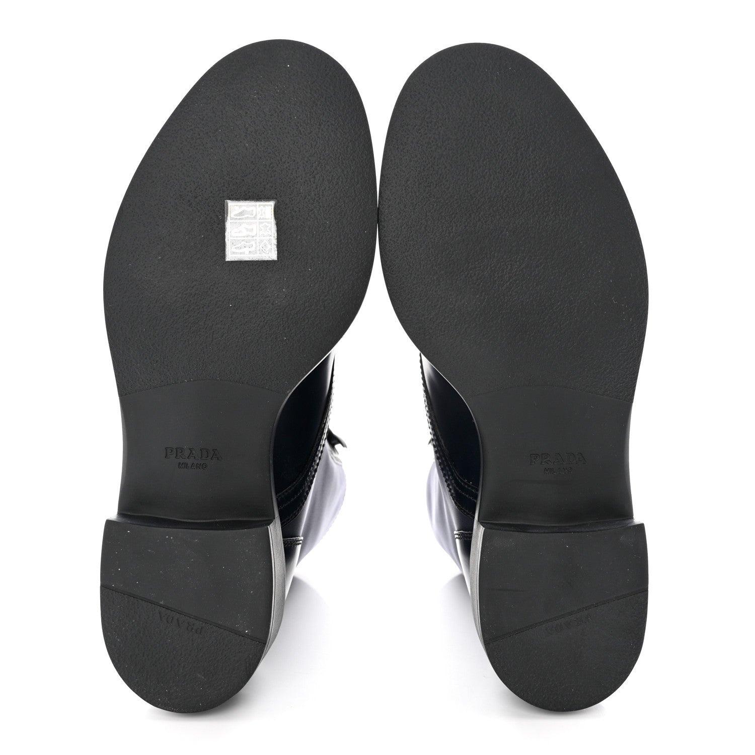 Prada Spazzolato Re-Nylon Metal Triangle Logo Womens 50mm Combat Boots 39 Bleu 5 of 9