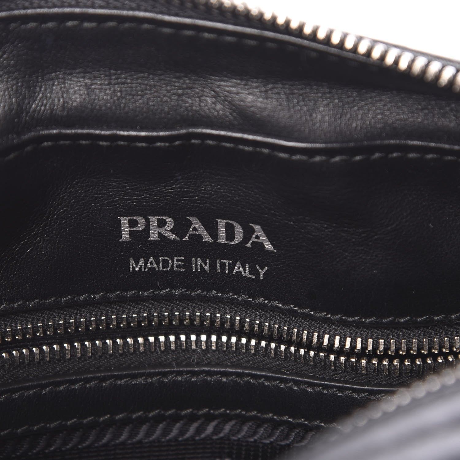 Prada Soft Calfskin Diagramme Crossbody Bag Black 5 of 10
