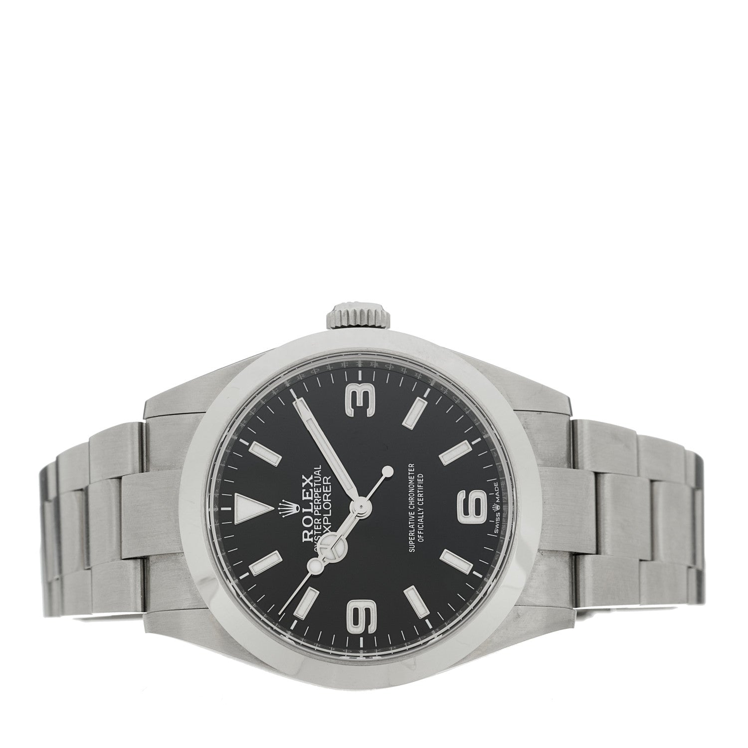 Rolex Stainless Steel 40mm Oyster Perpetual Explorer Watch Black 224270 2 of 5