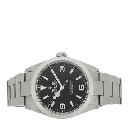 Rolex Stainless Steel 40mm Oyster Perpetual Explorer Watch Black 224270 2 of 5