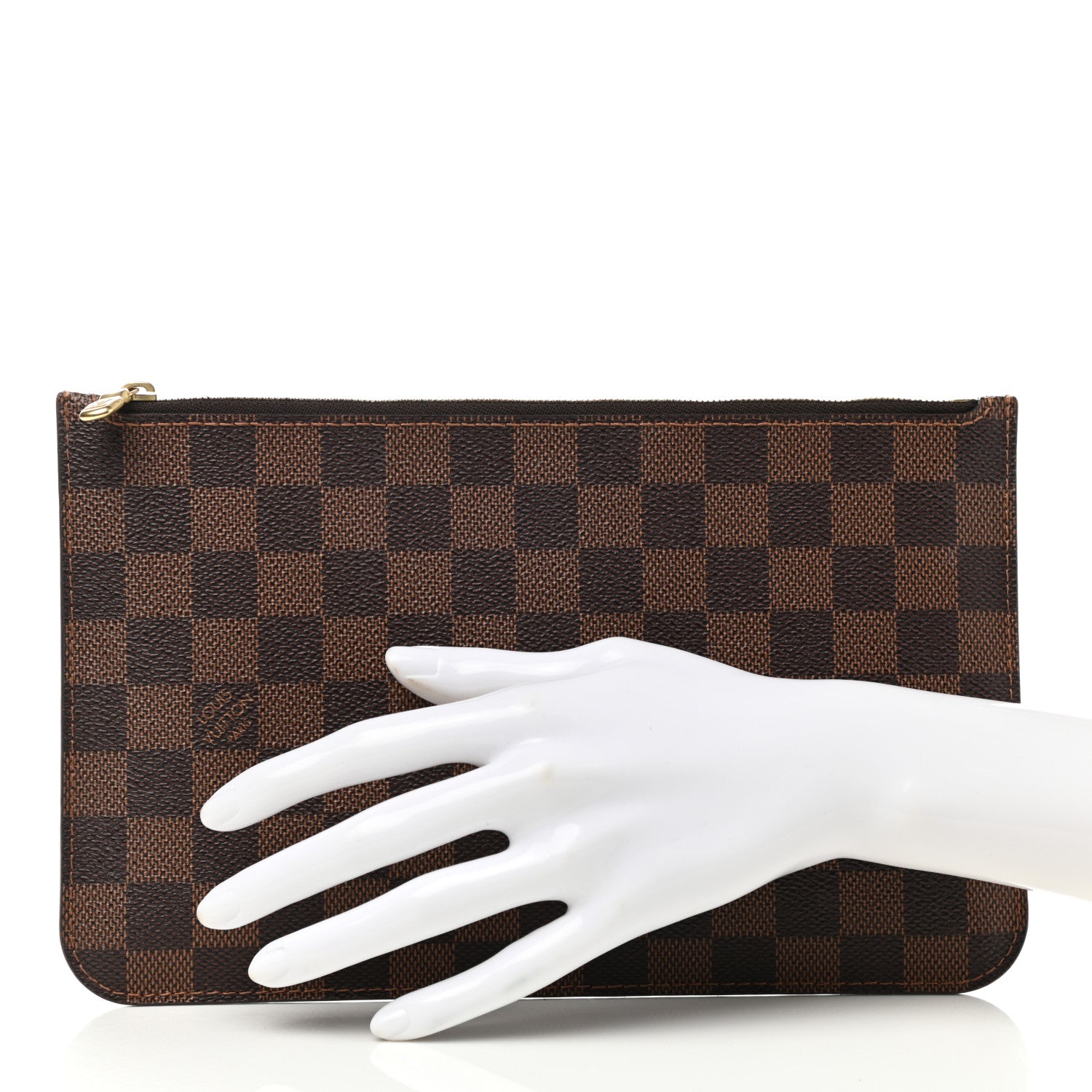 Louis Vuitton Damier Ebene Neverfull MM GM Pochette 2 of 7