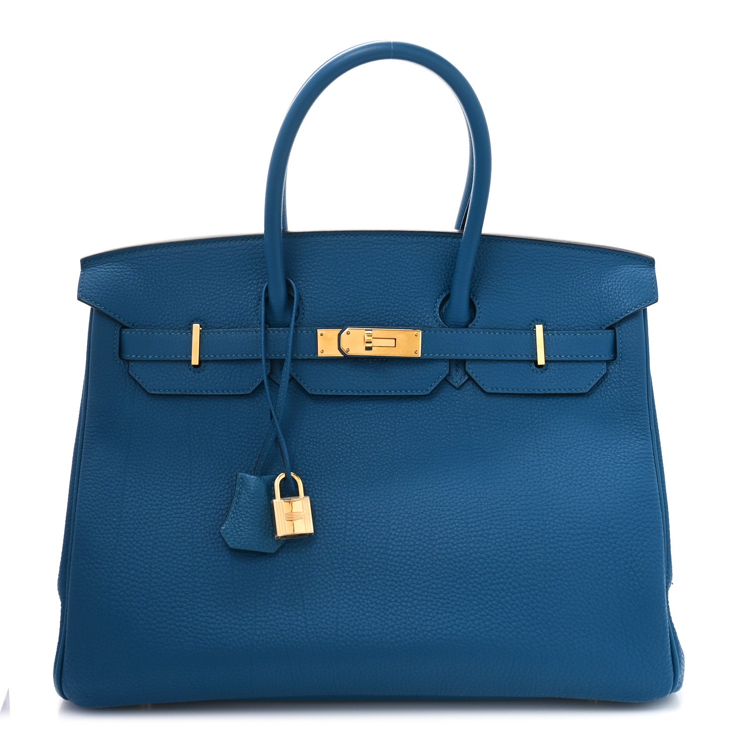 Hermes Togo Birkin 35 Bleu Izmir 1 of 10