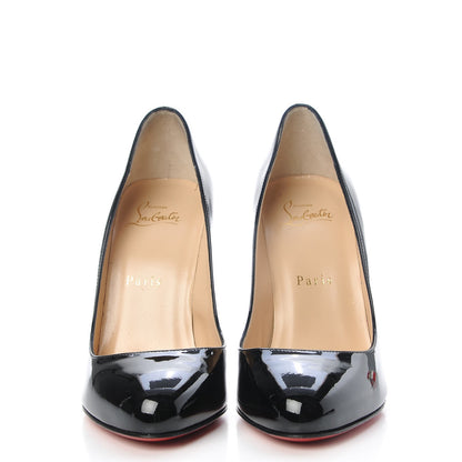 Christian Louboutin Patent Breche 100 Pumps 37 Black 2 of 9