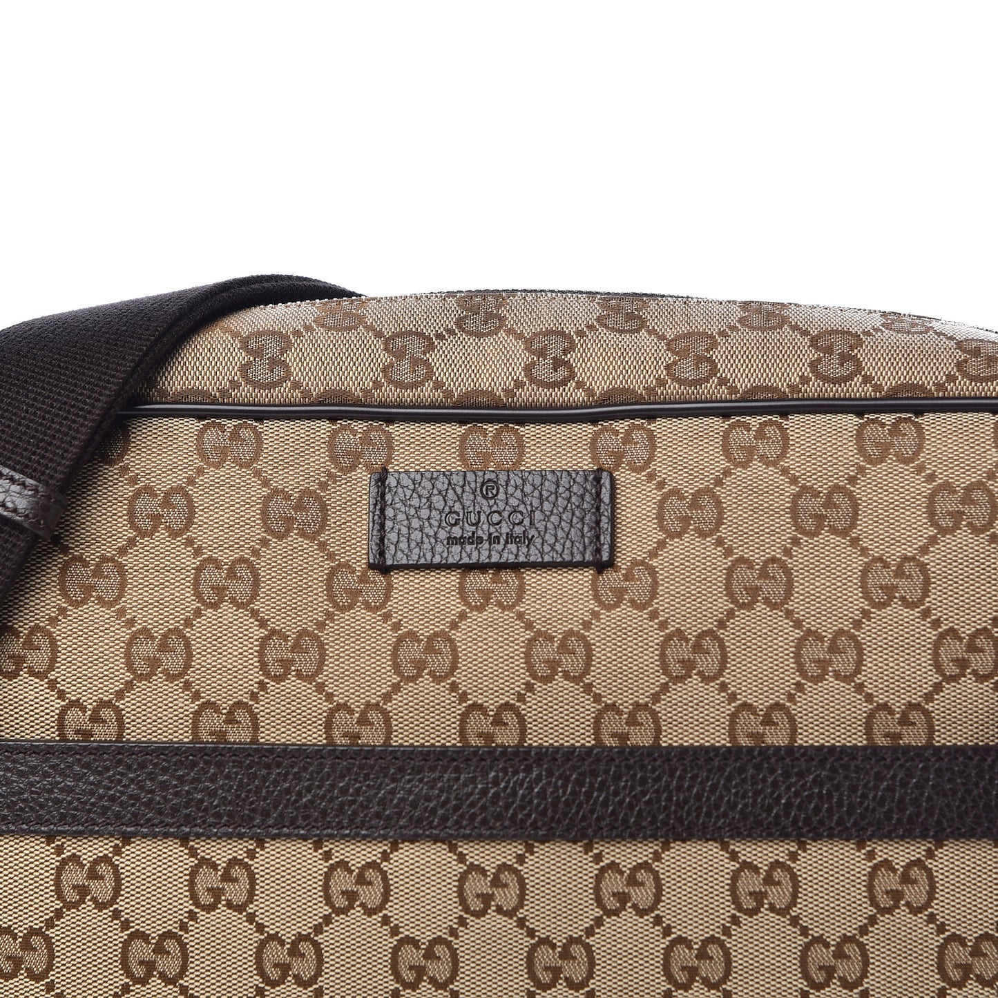 Monogram Messenger Bag Dark Brown