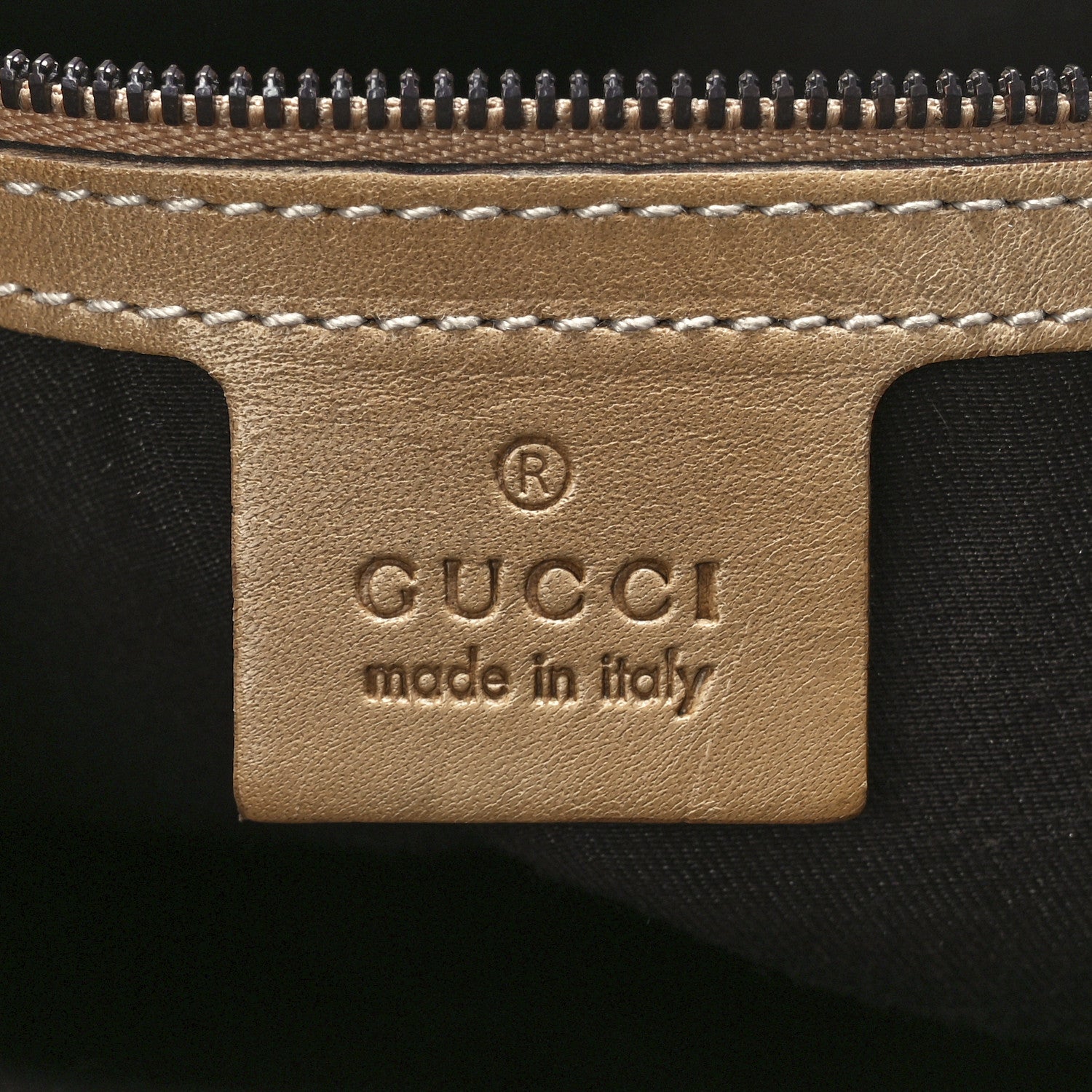 Gucci Calfskin GG Reins Tote Beige 6 of 11