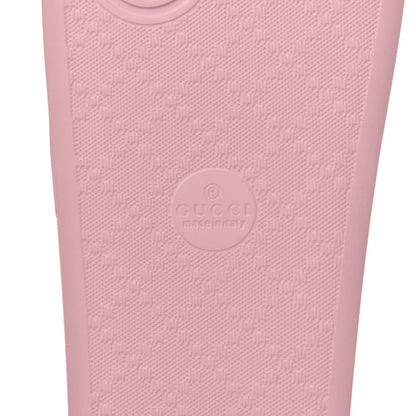 Gucci Rubber Logo Stamped Mens Slide Sandals 8 Rosa 6 of 8