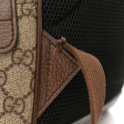 Gucci X DISNEY GG Supreme Monogram Web Three Little Pigs Ophidia Dome Backpack Beige New Acero 14 of 14