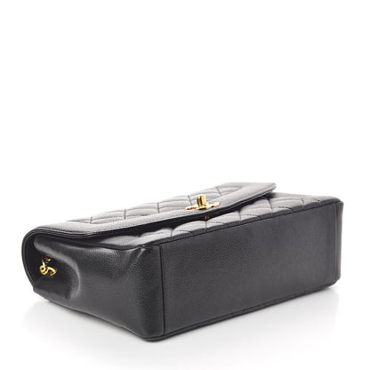 Chanel Caviar Quilted Medium Single Flap Black 4 of 11