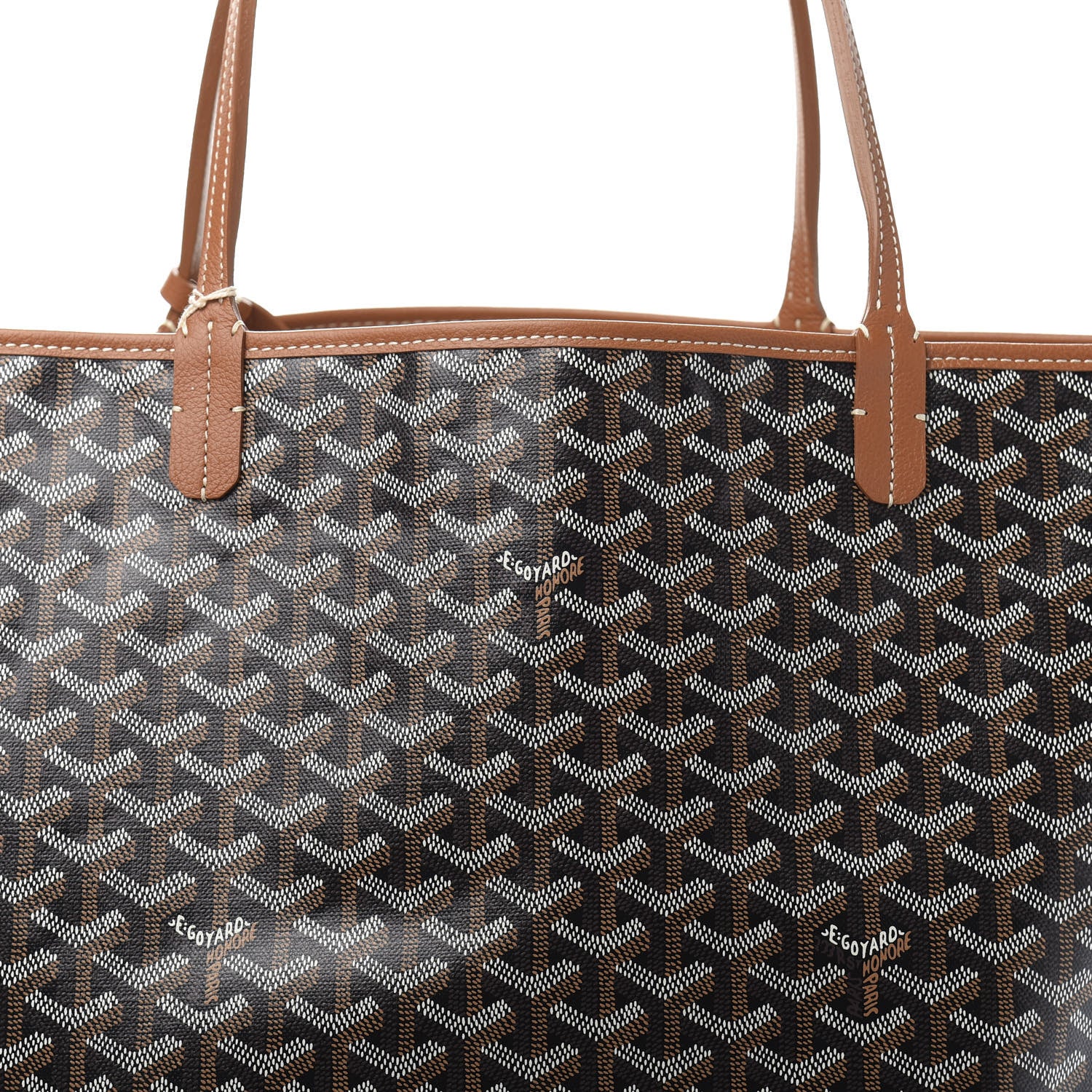 Goyard Goyardine Saint Louis GM Black Gold 8 of 8