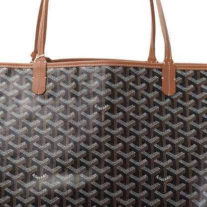 Goyard Goyardine Saint Louis GM Black Gold 8 of 8