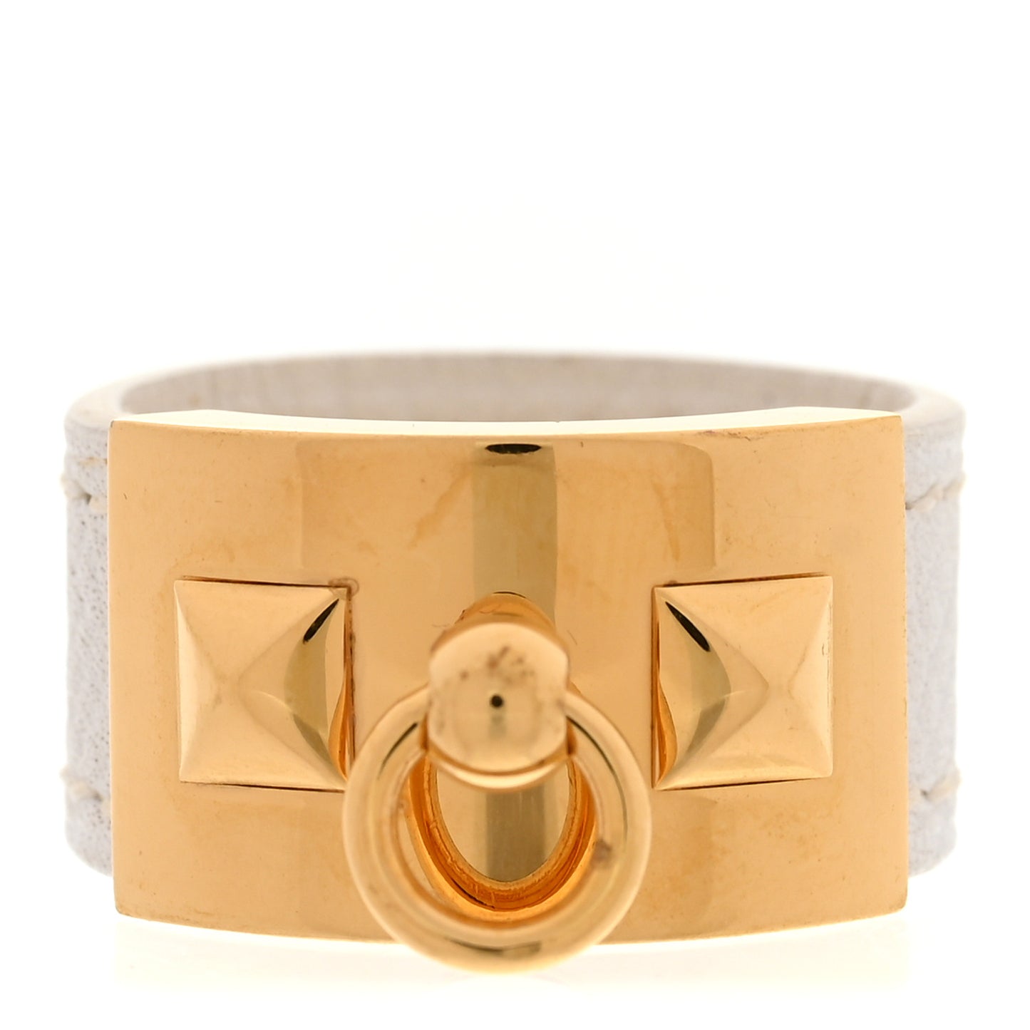Epsom Collier De Chien CDC Ring L White