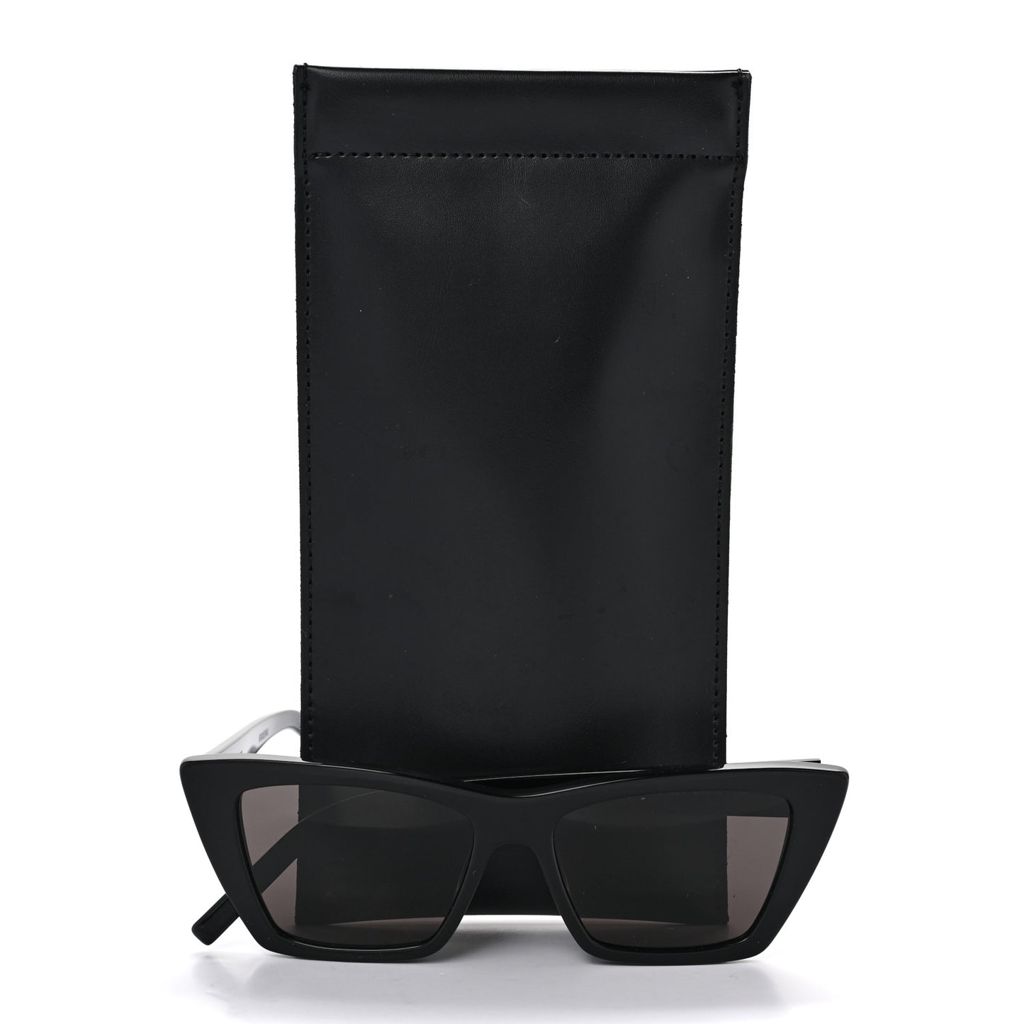 Acetate Mica Cat Eye Sunglasses SL 276 Black