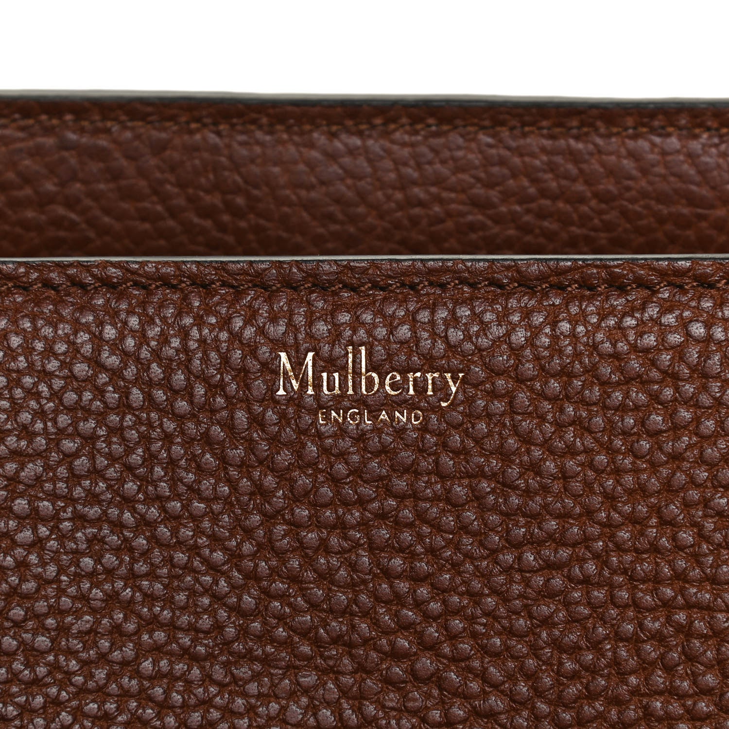 Mulberry Small Classic Grain Mini Zipped Bayswater Oak 7 of 12