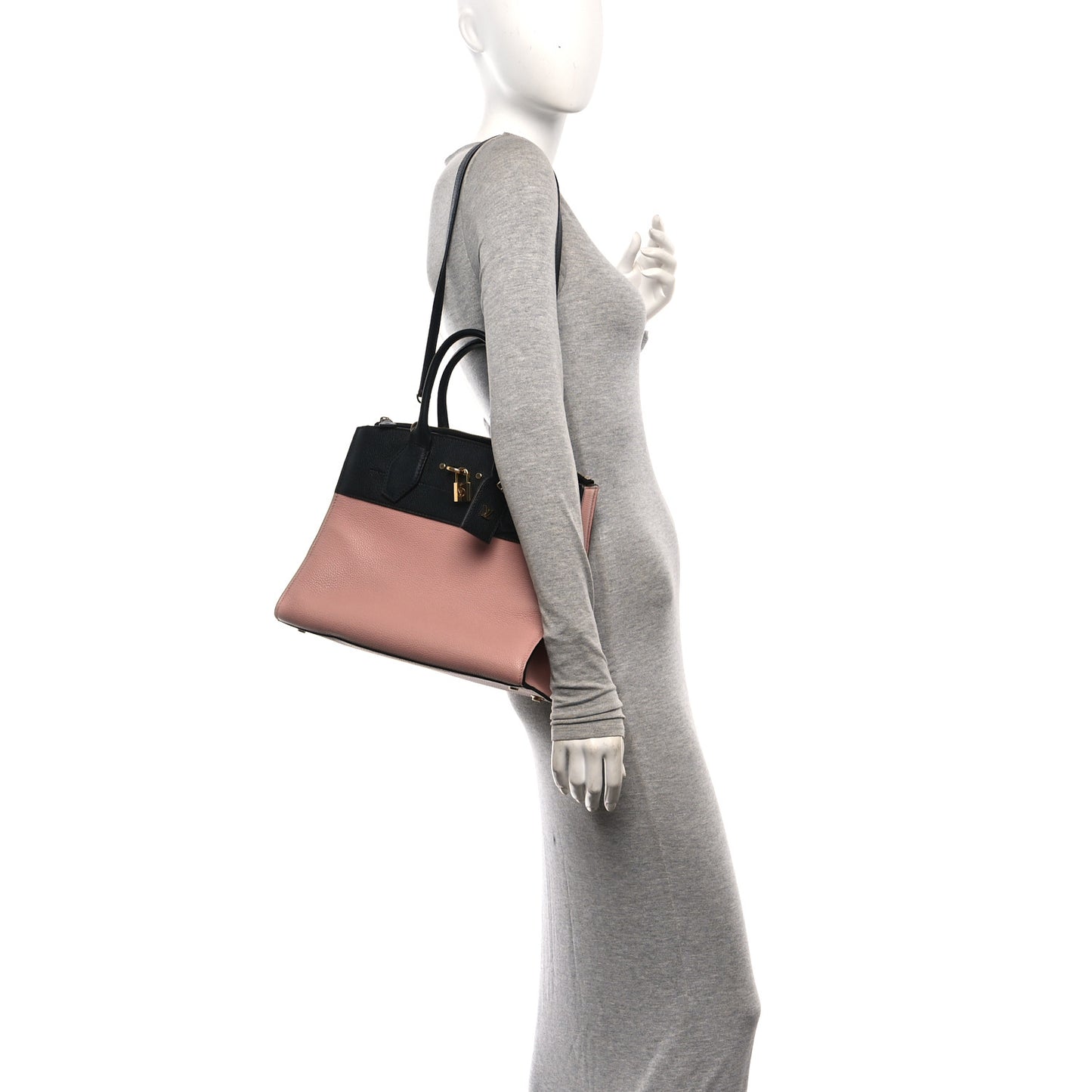 Taurillon City Steamer MM Magnolia Pink Black
