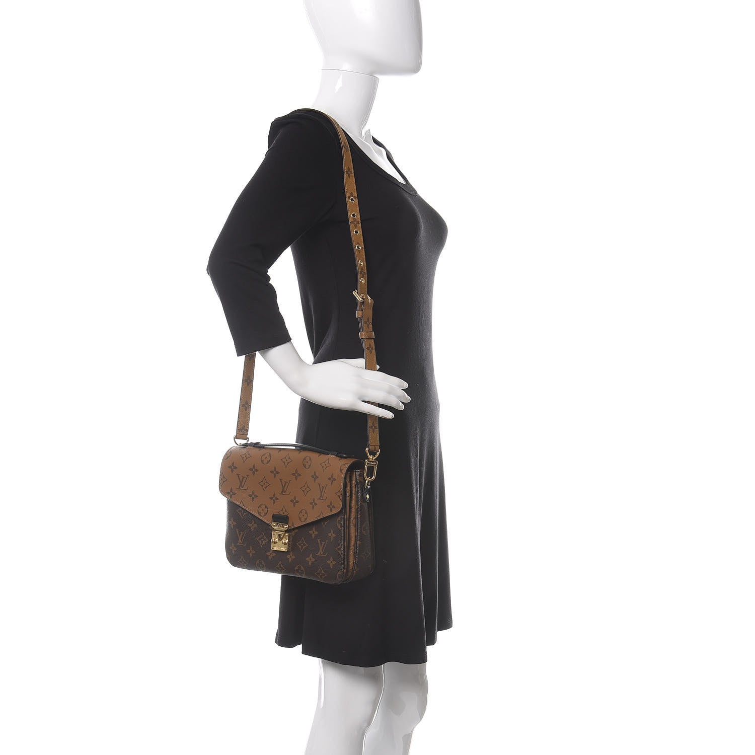 Louis Vuitton Reverse Monogram Pochette Metis 2 of 13