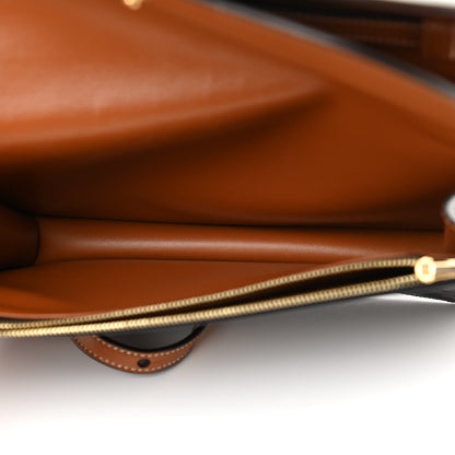 Celine Triomphe Canvas Lambskin Wallet On Strap Tan 6 of 13