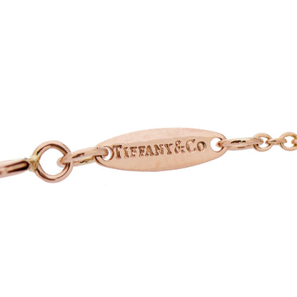 Tiffany 18K Rose Gold Diamond .30ctw Elsa Peretti Diamonds by the Yard Bracelet 5 of 6