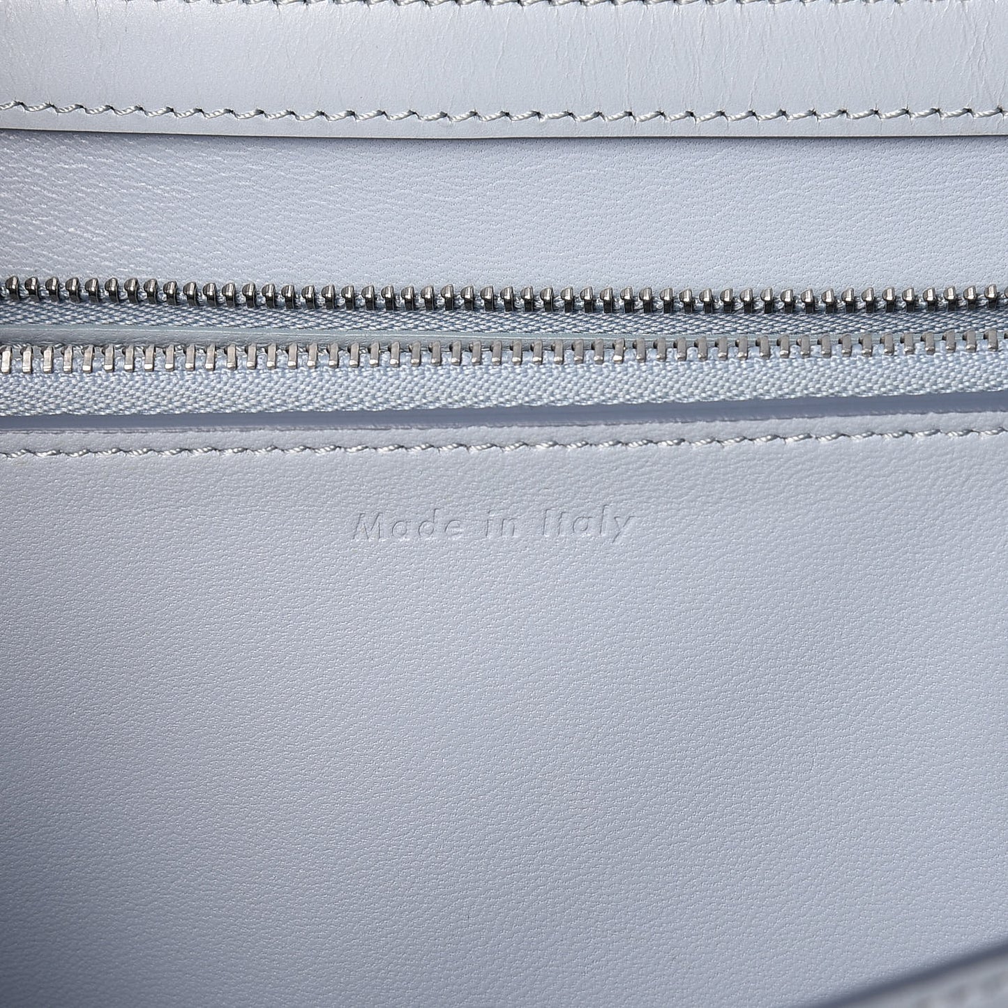 Box Calfskin Medium Classic Box Flap Bag Pale Blue